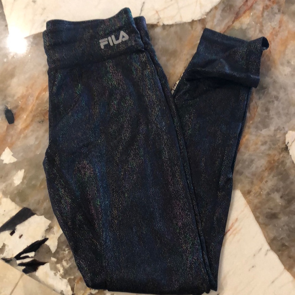 FILA TIGHTS METALLIC GIRLS 10-12